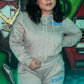 Xxtra Crop top Hoodie Set